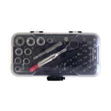Kit de Tournevis S2 40 en 1 avec Cliquet pour le Démontage et la Réparation de Vélos et D'Appareils Ménagers