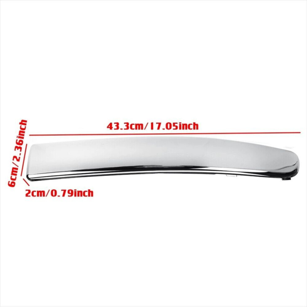 For 500 2007-2015 Right Side Front Lower Bumper Chrome Molding Trim 73 7593318107057
