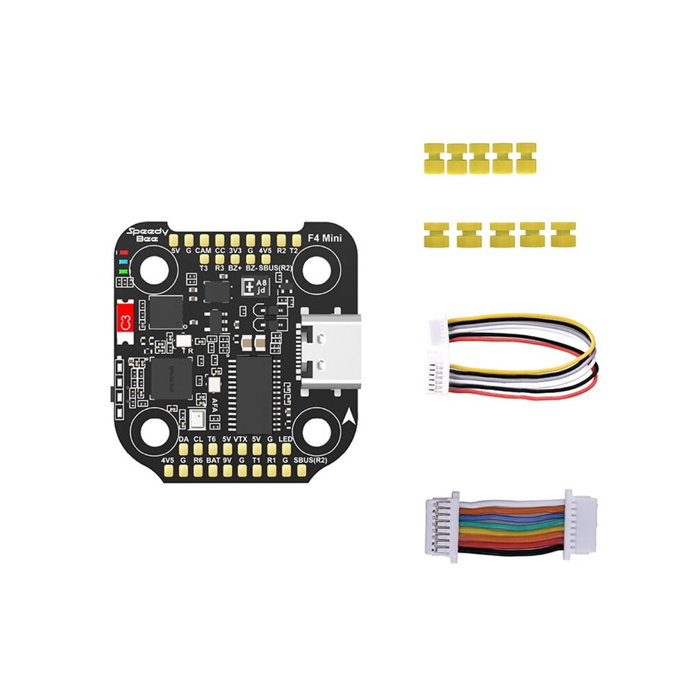 Saudism F405 Stack Flight Controller Fc Bls V2 3-6S 20X20 4-In-1 Esc Dual Becs For Rc Fpv Racing Drone Flight Controller