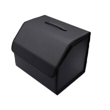 Storage Box PU Leather Multipurpose Car Trunk Storage Organizer