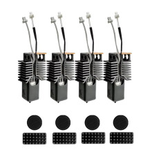For Snapmaker U1 Hotend 0.8mm Ceramic Block Kit Integrated Hardened Steel Nozzle for Snapmaker U1 3D Printer