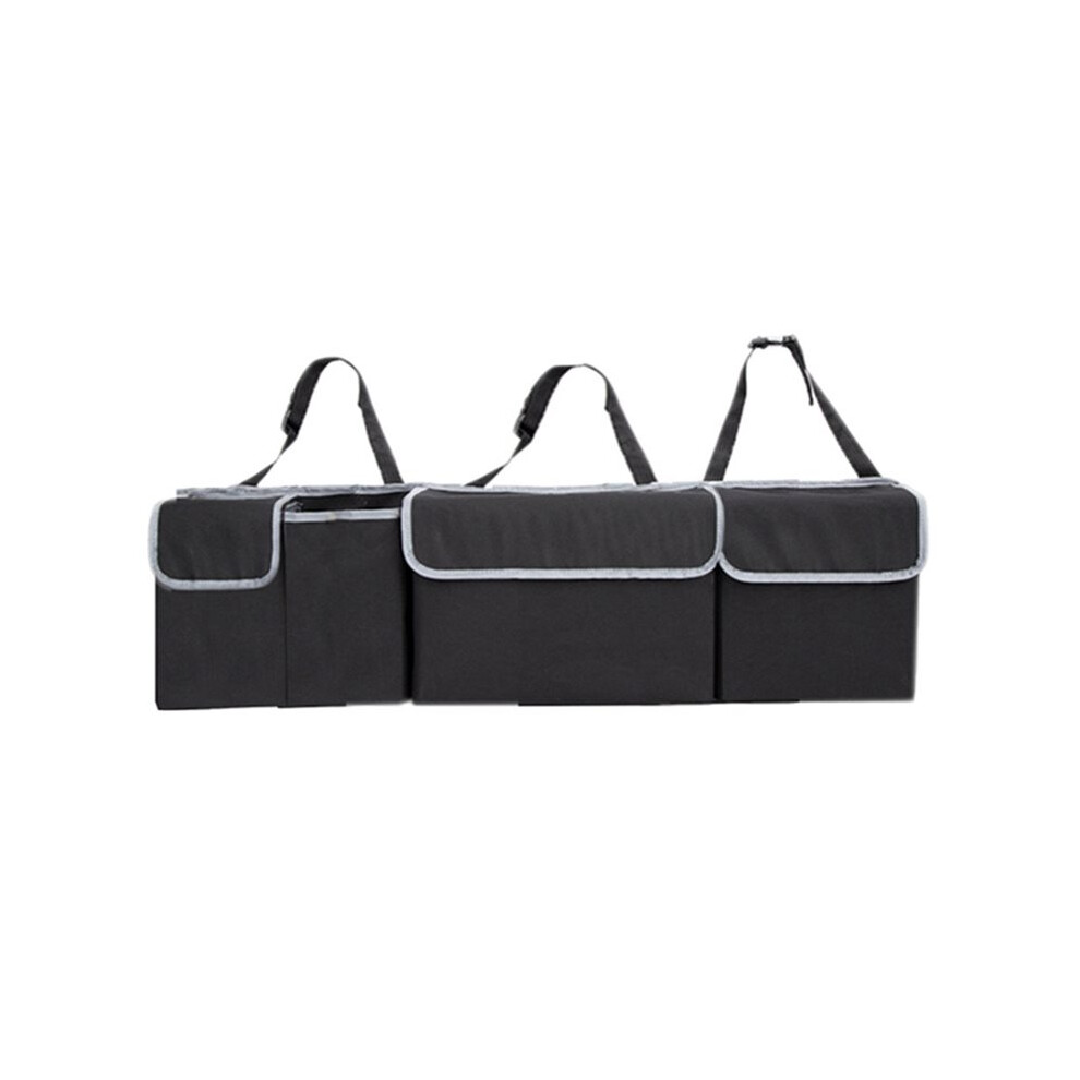 Car Boot Organiser For Suv, Mpv, Van - Foldable Storage With 4 Compartments, Waterproof Saudism