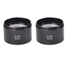 Lentille de Barlow Grand Champ pour Microscopes Stéréoscopiques 0,5x