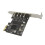 Carte D'Extension PCI-E X1 Vers USB 3.2 GEN1 5 Gbit/S à 4  Type-C - Puce UPD720201 2