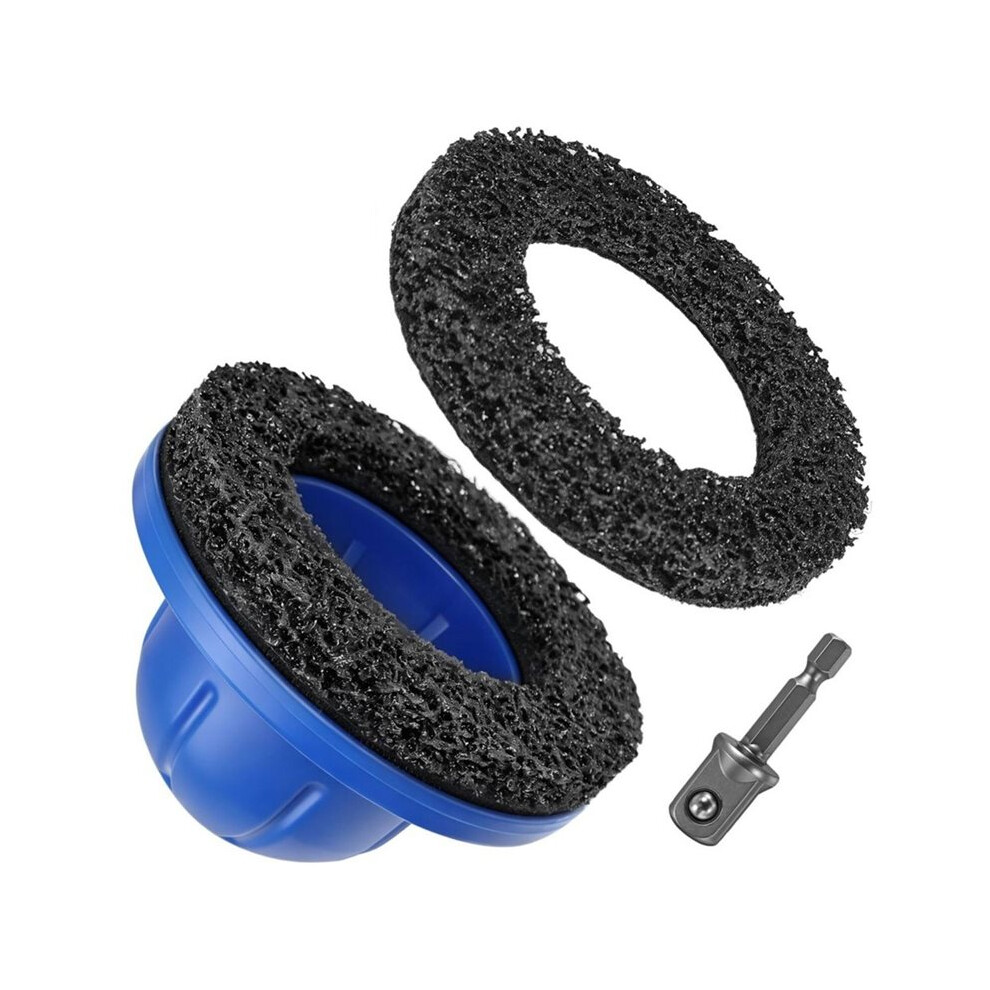 Cordless Wheel Hub Grinder For Tire Rust Removal, Cleaning Rotor 150Mm Wheel Hub Grinding Tool With 1/2" Extension Rod 4711356398418