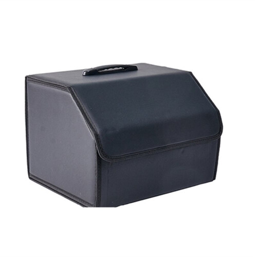 Storage Box PU Leather Multipurpose Car Trunk Storage Organizer 1