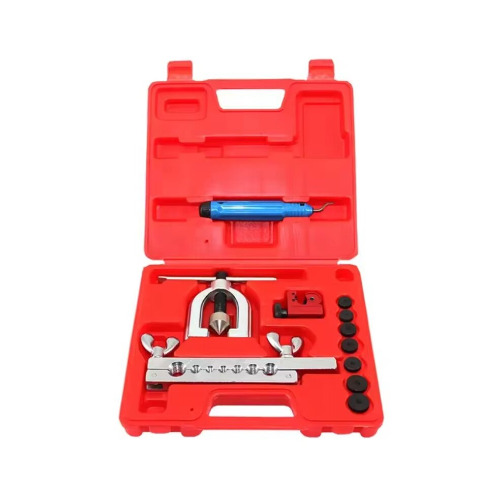 Double Pipe Flaring Tool Kit For Brake & Plumbing Repair With Copper Brass Bender 6032592095489