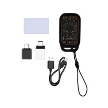 Lecteur de Puces Intelligentes RFID Chameleon V3.0, Copieur NFC avec 1 Carte Blanche UID, Décodage et Réinitialisation de Carte D'Identité IC,