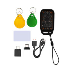 Lecteur de Puces Intelligentes RFID Chameleon V3.0, Copieur NFC avec Porte-Clés 1UID + 1CUID, Carte Blanche 1UID, Décodage et Réinitialisation de