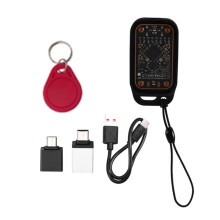 Lecteur de Puces Intelligentes RFID Chameleon V3.0, Copieur NFC avec 1 Porte-Clés UID, Décodage et Réinitialisation de Carte D'Identité IC,