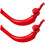 2-Pack Red Positioning Lever for  Rotak Lawnmower, Compatible with Multiple Models 1