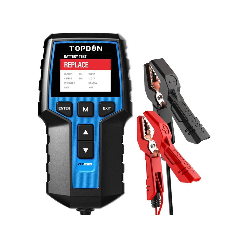Topdon Bt200 12V 24V Car Battery Tester Battery Load Tester Battery Analyzer Car Truck Repair Auto Diagnostic Battery 6031025092637