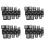 4 Set 9pcs Hex Sockets Sleeve 1/4in Nozzles Nut Driver Bit Set 5-13mm Power Nut Screwdriver Set Bits Sets Hand Tools 1