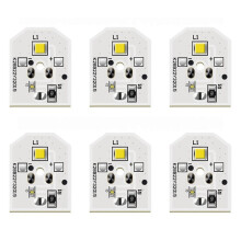 Lot de 6 Ampoules LED de Remplacement Améliorées pour Réfrigérateur pour GE WR55X11132, Compatibles avec les Modèles WR55X25754, WR55X26486 et
