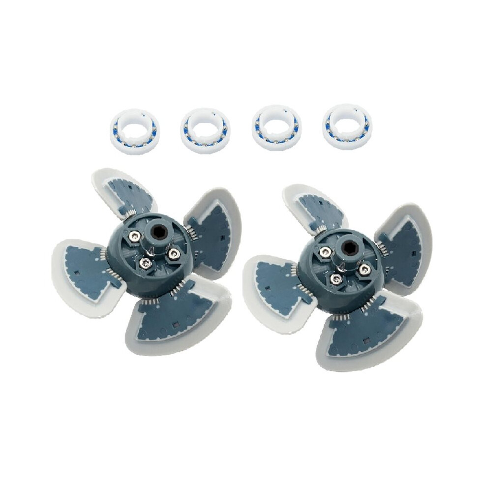 2Pcs R0524900 Cleaner Engine Replacement For Mx6/Mx8 Pool Suction Cleaner With Rollers Both Sides White 4711362231648