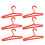 Lot de 6 Cintres pour Combinaisons de Plongée Étanches, Pliables, Rouges 1