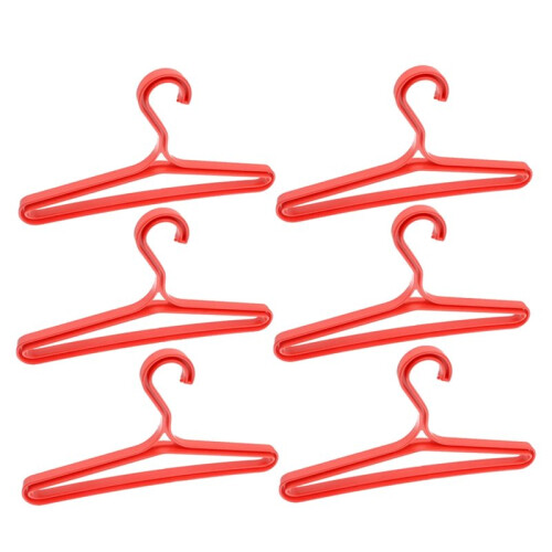 Lot de 6 Cintres pour Combinaisons de Plongée Étanches, Pliables, Rouges