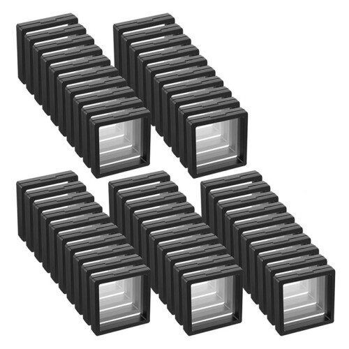 50PCS Floating Display Case, Challenge Frame Display Stands, Coin Display Case for Rocks Jewelry Tooth Shells