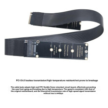 M.2 M-Key NVMe/NGFF-Verlängerungskabel PCIe 4.0 64 Gbit/S Verlustfreie Ultra-Hochgeschwindigkeitsübertragung für 2230/2242/2260/2280 SSD A