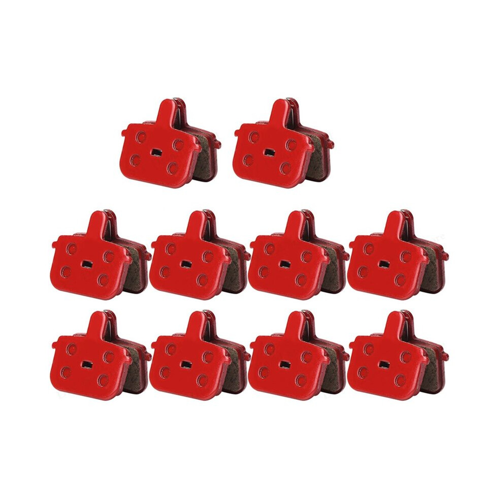 10Pairs Mtb Disc Brake Pads Resin Bicycle Hydraulic Brake Pads For B01s Mountain Bike Cycling Accessories Red 6031444487632