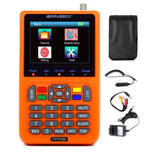 IBRAVEBOX V9 SatFinder HD DVB-S/S2 3.5' LCD Digital Satellite Satfinder H.265 MPEG-4 DVB S S2 Satellite Meter Siginal Sat Finder EU Plug
