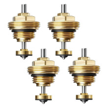 4 Stück Fußbodenheizungsverteiler M30 X 1,5 mm G1/2 Fußbodenheizungsverteiler Rücklaufstiftventil-Einsatz für Verteiler