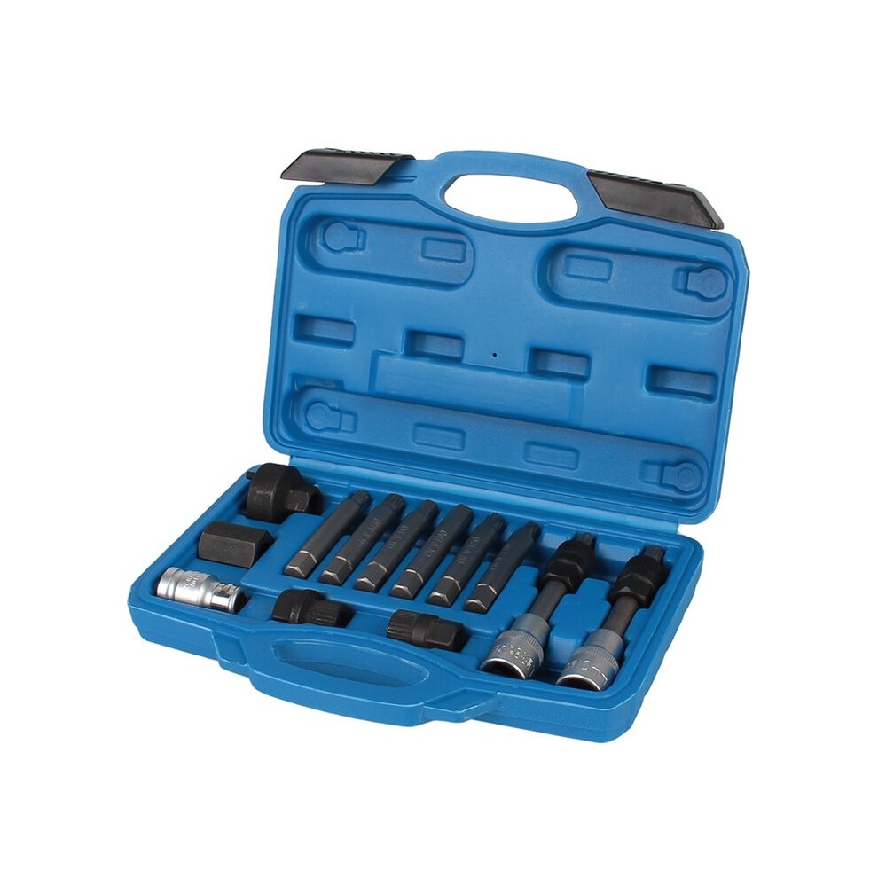 13-Piece Alternator Freewheel Pulley Removal Tool Set For Engine Auto Belt Removal For - 6032995317287