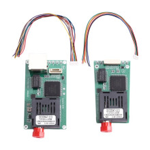 100KM TTL-Optik-Transceiver-Netzwerk+2-CH TTL-Optik-Transceiver-Modul Optisches Terminalgerät 5.5-26V