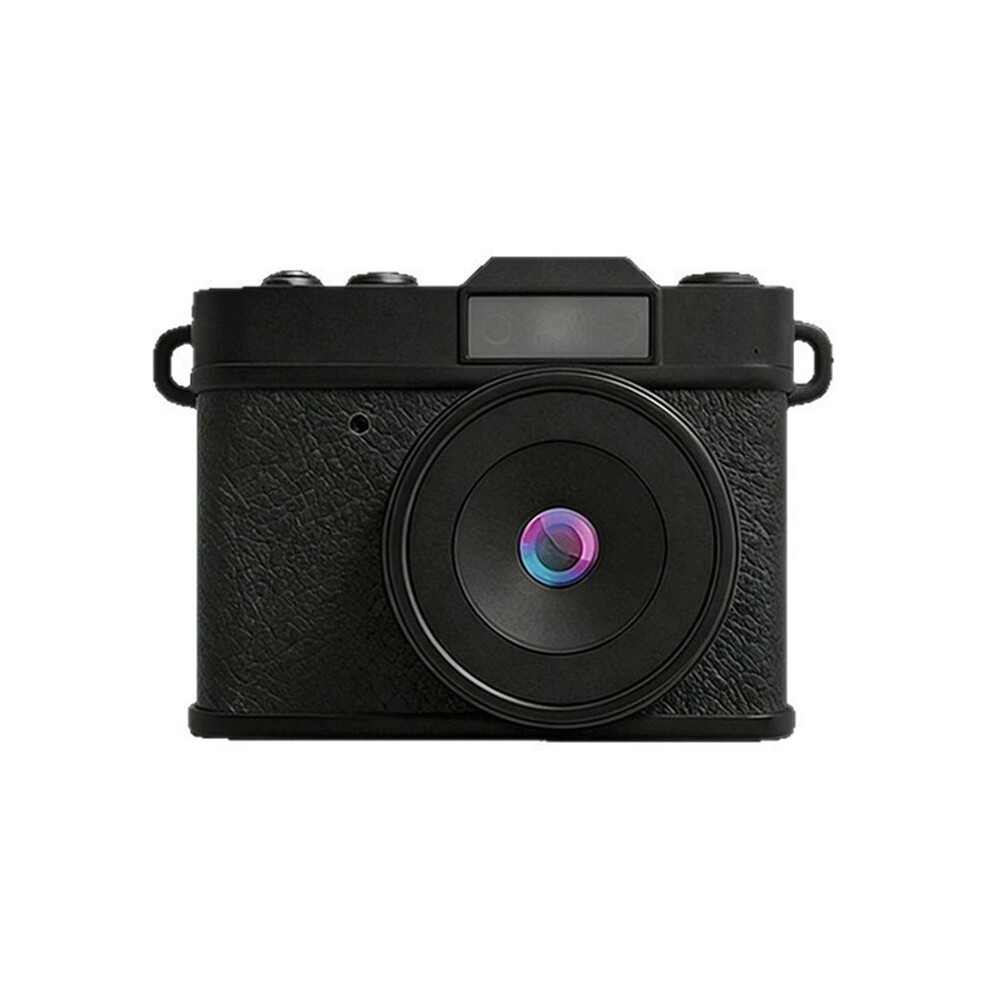 Digital Camera 0.96Inch Ips Flip Selfie Screen Retro Ccd Miniature Thumb 1080P Video Recorder Student Camera Black 6033509252438