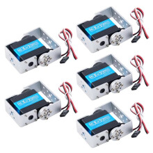 5 Stück RDS3235 35 Kg Digital-Servo, Zweiachsig, Hohes Drehmoment, Metallgetriebe-Servo mit U-Halterung für RC-Autos und Roboter, 180