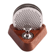 3Pcs 53.5mm Espresso Puck Screen, Reusable Filter , Magnetic Storage Base for Water Splitter