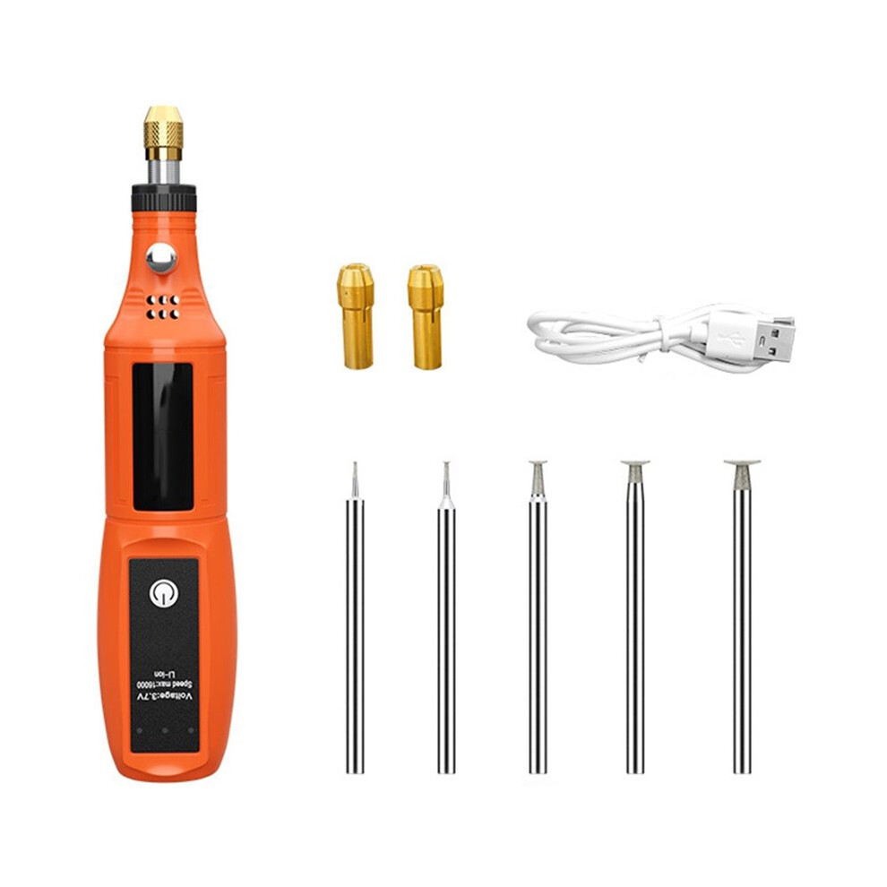 Sinaijie Cordless Electric Grinder 16000Rpm Usb Rechargeable Rotary Tool For Diy Crafts 6032371600354