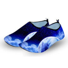 (Starry Sky,26-29 Foot Length=16-17cm)Calzini acqua asciugatura rapida scarpe acqua spiaggia surf nuoto muta antiscivolo adulti bambini