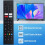 Télécommande Vocale  de Remplacement pour Télécommande de Téléviseur RCA  WALTON SCEPTRE 2