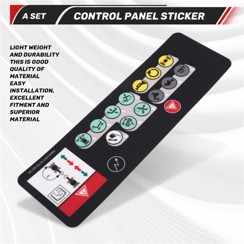 3078146120 Autocollant pour Panneau de Commande de Plateforme Élévatrice  HA12CJ, HM10P, H14TX 1