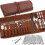 Leather Working Tools Leather  Tools for Carving Stamping Sewing Punching Cutting with Storage Bag for Crafting 1