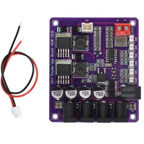 Routeur, Carte D'Alimentation Sans Interruption 40 W, Module de Charge de Batterie 12,6 V 2