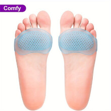 Silicone Metatarsal Pads for Arch Support and Pain Relief - Ideal for Running, Hand Wash Only, Foot Arch Support 1Pairs