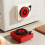 Player Shape Timer Practical 60-Minute Mechanical Kitchen Timer for Refrigerator Oven with Clear Display Red 5