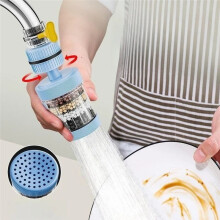 New 360 Rotation Water Faucet Filter Household Kitchen Faucet Water Clean Purifier Carbon Filter Filtration Cartridge A