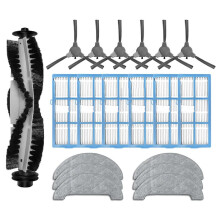 Compatible for E1, 850T, VC704R Ultenic D5 Series Main Side Brush Filter Mop Accessories(19pcs)