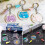 Acrylic Keychain Blanks Set,Clear Circle Acrylic Blank Bulk Tassels for DIY Keychain Earring and  Project 5