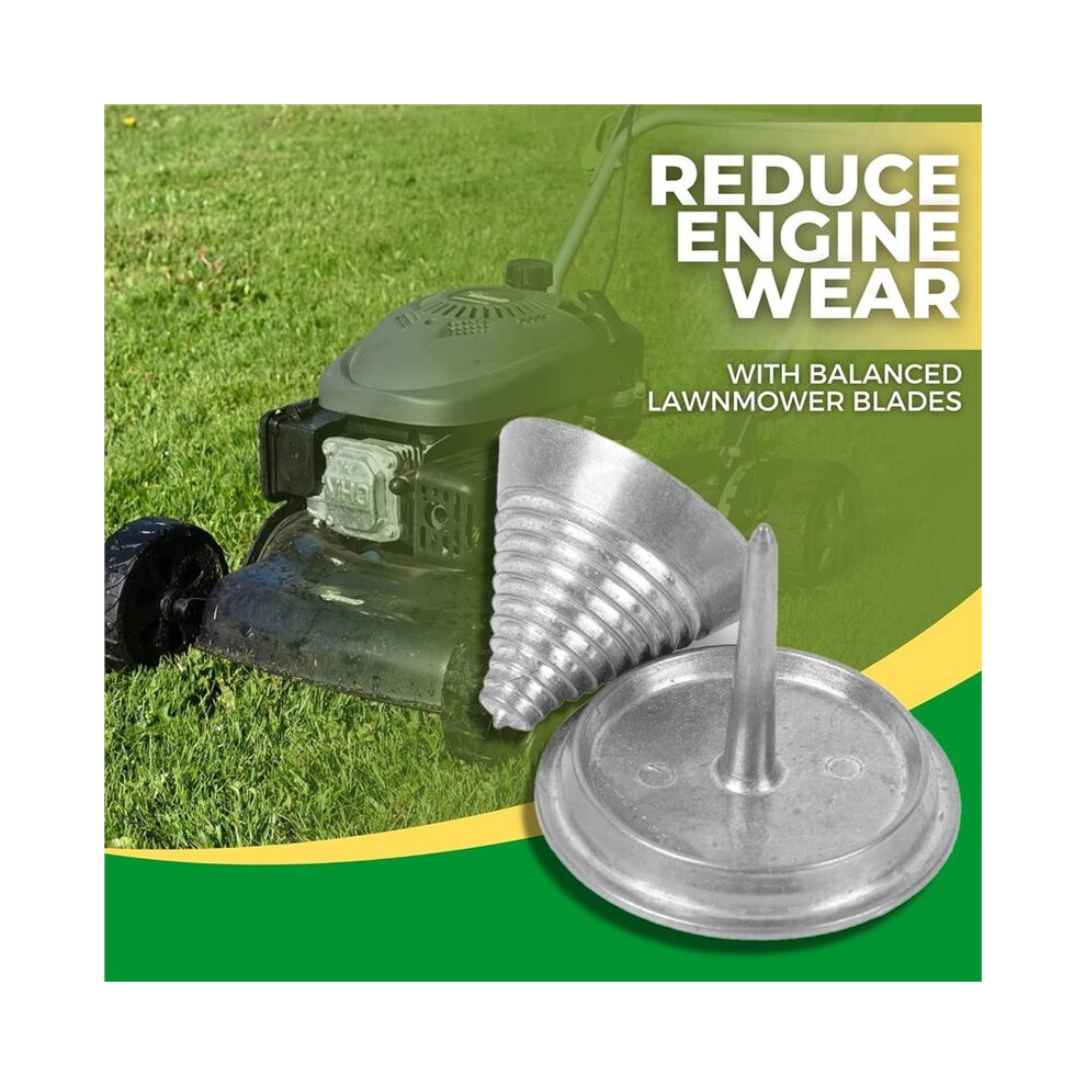 Mower Blade Balancer, Balances Blades After Sharpening, Universal Quality Metal, For Fits All Lawn Mower Blades 6032698595104