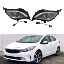 Car Front Bumper Fog Light Driving Lamp W/Bulb Connector for K3 Forte 2017 2018 92202B0500 92202-B0500 Right
