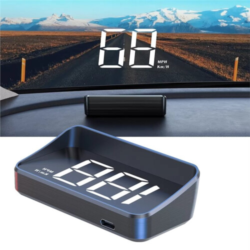 M2 Universal Car HUD   Display Slim Dashboard Speed Projector Auto Brightness for All Vehicles 1