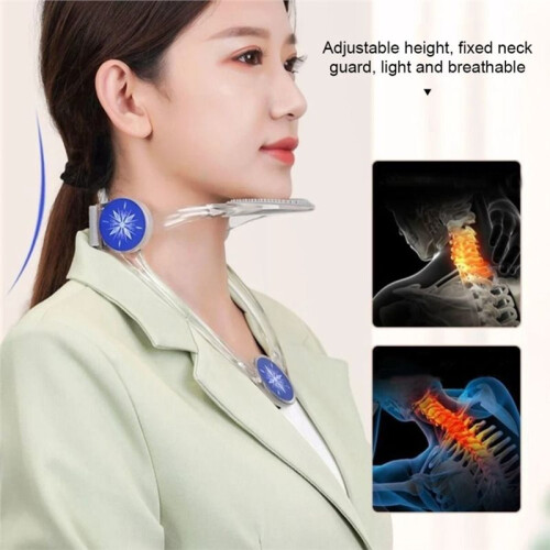 Adjustable Neck Brace Cervical Spine Relief Cervical Collar Foldable Neck Correction Neck Traction Device 2