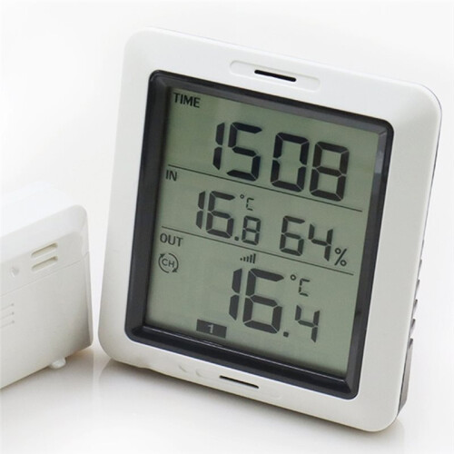 For Misol Wireless Thermomete 433Mhz with 1 Sensor, 3 Channels, Temperature Humidity Sensor High Precision