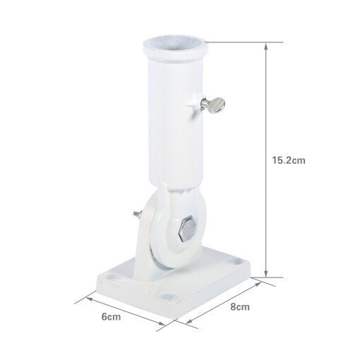 Wall Mount Stainless Steel Flag Pole Bracket