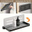 Space-Saving Aluminum Bathroom Folding Rack, Wall Mounted Storage Holder 3