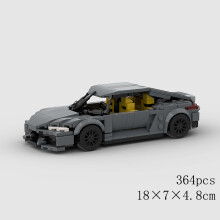 (10537 no box)MOC Speed Car Miata MX-5 NA M3 Super Race Sport Vehicle Model Building Block Technical